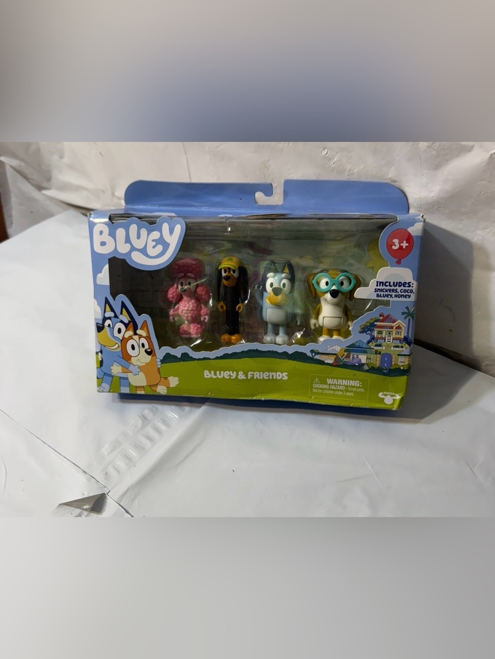 Bluey & Friends 4 Figure Pack
